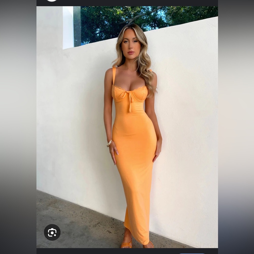 Orange Outcast Dress